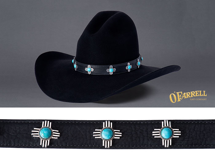 Turquoise Zia Hatband