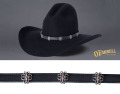 Spirit Cross Garnet Hatband